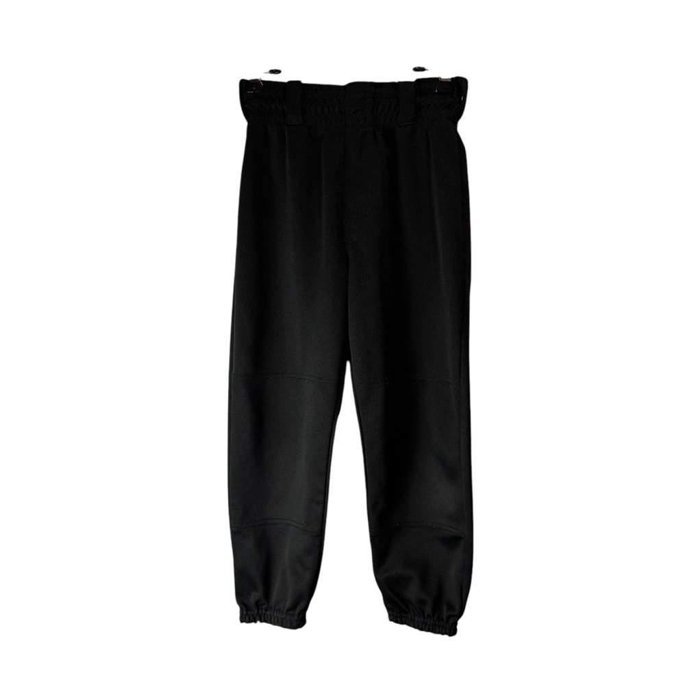 Rawlings baseball pants pull up elastic waist calf length black youth small